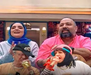 سکانس خندان؛ ناهید مسلمی و رضا نیکخواه هم دیگرو با رپ کردن میکوبن هر و کر همه براهه