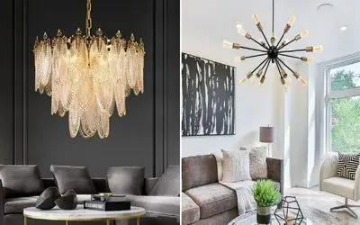 چه مدل لوستری به خونه با طراحی مدرن میاد؟/ خونتو با این لوسترا به تالار مجلل تبدیل کن