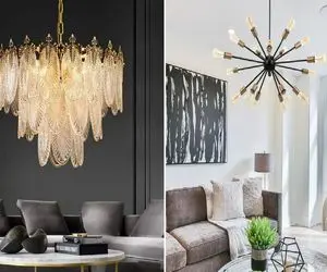 چه مدل لوستری به خونه با طراحی مدرن میاد؟/ خونتو با این لوسترا به تالار مجلل تبدیل کن