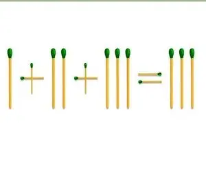 بازی فکری؛ با یه حرکت تساوی رو بین چوب کبریتا درست کن و بیگ لایک طلایی رو ببر