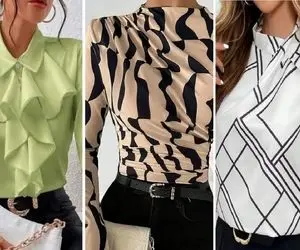 شومیزهای مجلسی و جدید 1404 توی پاساژهای بالای شهر؛ انتخاب دخترای پولدار و سانتال