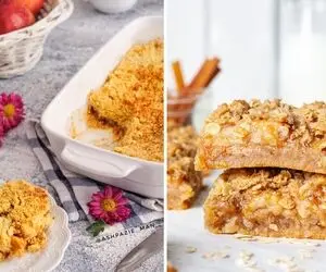 طرز تهیه کرامبل سیب؛ یه خوشمزهِ جذاب که بد جوری دلبری میکنه