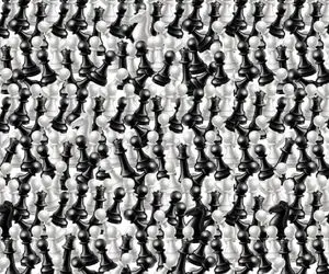 بازی فکری؛ آیا استاد شطرنج درخشان هستی با چشم شاهینی 20/20 تعداد اسب‌های شطرنج رو بگو