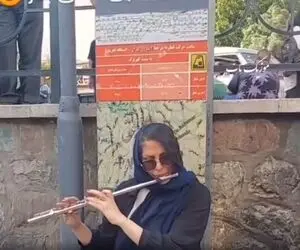 مطربی خیابانی؛ هنرمندی این خانم در کنار غم پدر که بالا ایستاده شهر را ماتم زده کرد