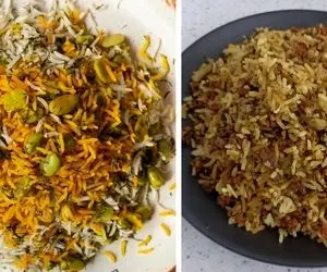 طرز تهیه باقالی پلو با گوشت چرخ کرده / یه ناهار خوشمزه و سریع آماده کن