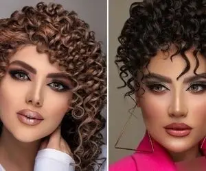 مدل های شینیون موی فر؛ زیبایی طبیعی که فقط کافیه درست برجسته بشه مناسب عروس و مهمانی