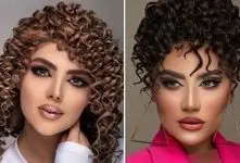 مدل های شینیون موی فر؛ زیبایی طبیعی که فقط کافیه درست برجسته بشه مناسب عروس و مهمانی