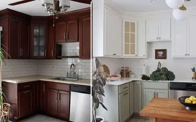 ایده ارزون برا نو کردن کابینت آشپزخانه بدون تعویض / با چندرغاز و زرنگی قیافش مد روزه