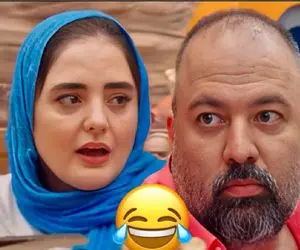 سکانس خندان؛ نرگس محمدی از ربط ابرو و دست چپ علی اوجی به هم میگه همه غشیدن