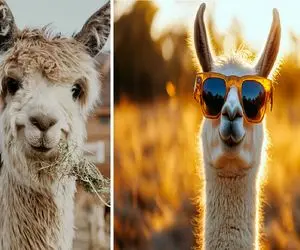 کوچک‌ترین عضو خانواده شترها با پشم لوکس / چرا آلپاکاهای تف تفی محبوب هستند؟