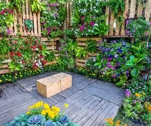 ایده های خلاقانه؛ باغچه کف حیاطو که همه دارن بزن تو کار ایستاده هاش که ته خلاقیته