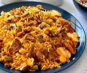 آموزش آشپزی؛ اینجوری لوبیا پلو بپز به امید اینکه بشه خوشمزه تر از کباب