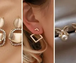 گوشواره های جدید طلا؛ نمونه های فوق العاده شیک و دلربا که ظرافت و برقشون ستودنیه