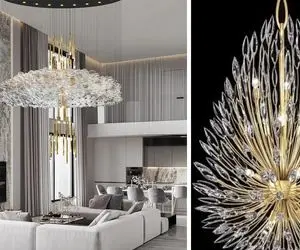 پرفروش ترین لوسترهای مدرن / انواع جنس لوستر شیک و اونچه که برا پذیرایی 20 متری عالیه