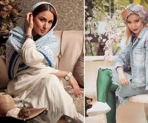 استایل جین "مینا دلشاد" بازیگر ساده ستایش با یه گل سرخ؛ خانوم گیس داره راپونزل!