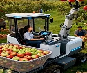 کشاورزی نوین؛ مردا با مشقت میوه میچینن دختر کدخدا پولداره ماشینه مخصوص خریده کپ کردن