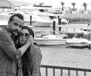 عکس نسیم ادبی و همسر اولش در آغوش هم!