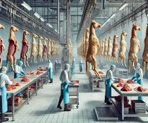 فرآوری اسب؛ اسب هایی را که پس از باخت در مسابقه برای تولید گوشت آماده میشوند