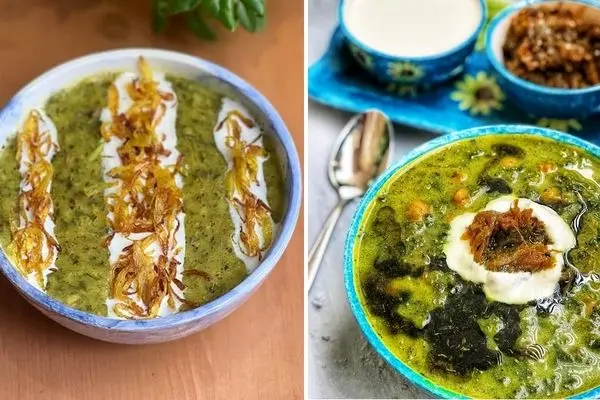 طرز تهیه آش اسفناج به ساده ترین روش / مقوی ترین و خوشمزه ترین آش برای هوای سرد پاییزی