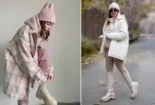 بهترین و شیک ترین استایل متفاوت زمستانه با البسه ترند؛ سبک لایه ای پوشی و ست با دامن