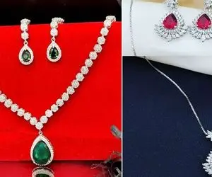 خوشگلترین نیم ست ها / اینجوری بشناس کدوم رنگ سنگ به پوستت میاد از طلا دلبر تر میشن