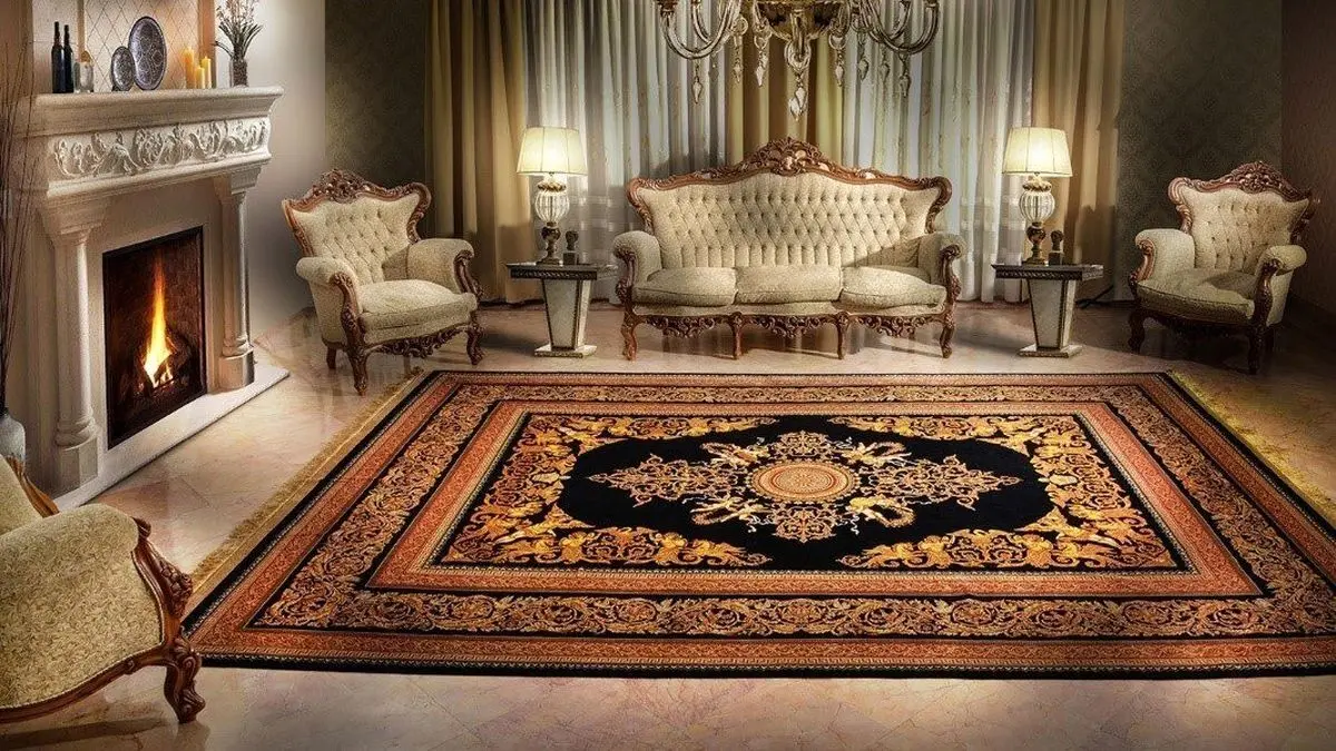 چیدمان فرش کلاسیک