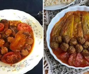 طرز تهیه کوفته بادمجون / خورش بادمجون با کوفته قلقلی که خیلی خوشمزه و لذیذه
