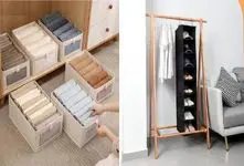 انواع نظم‌دهنده لباس از کشو و کمد تا چمدان که زندگیتو متحول میکنه / زن زندگی باش