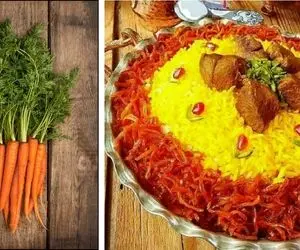 طرز تهیه هویج پلو با طعم و سرو متفاوت و خاص / یه مزه عالی که تا حالا تجربش نکردی