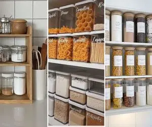 ترفندهای خانه داری؛ چیدمان منظم کابینت آشپزخونه طوری که همه خنزر پنزرا جا شن