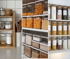 ترفندهای خانه داری؛ چیدمان منظم کابینت آشپزخونه طوری که همه خنزر پنزرا جا شن