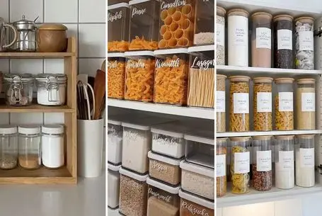 ترفندهای خانه داری؛ چیدمان منظم کابینت آشپزخونه طوری که همه خنزر پنزرا جا شن