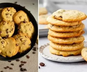 طرز تهیه شیرینی کشمشی به روش بازاری + همه نکات مهم برای پخت یه شیرینی نرم و لطیف