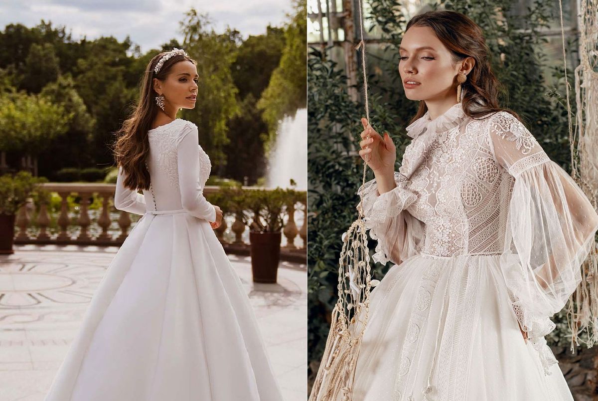 Beautiful Long-Sleeve Wedding Dresses