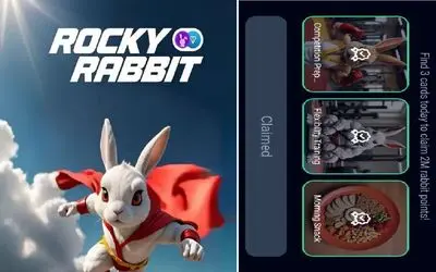 کارت های راکی رابیت (rocky rabbit) امروز چهارشنبه 28 شهریور + آموزش وارد کردن 