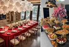 ایده متنوع میز شام با تم و تشکیلات مختلف؛ دیزاین تولد، نحوه گران نشون دادن غذای ارزان