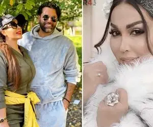 زنِ علیرضا نیکبخت با این همه ژل و بوتاکس قشنگ کوفته از نو ساخته؛ چی بودی چی شدی!