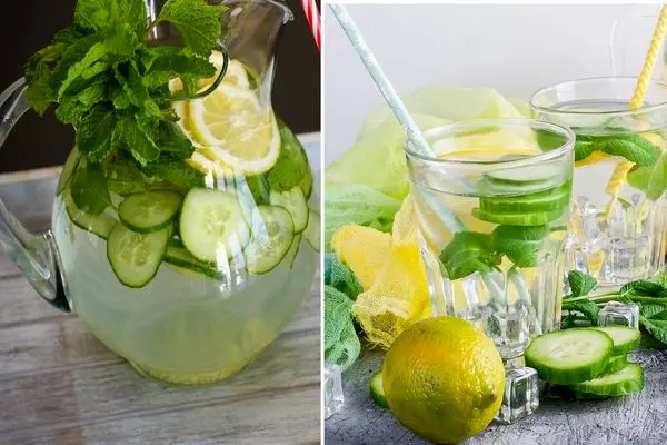 دتاکس واتر خیار و لیمو
