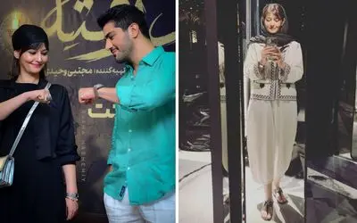 خواستگاری سینا مهراد از پردیس احمدیه؛ آنالیز استایل پر سر و صدای خانم و چشمان یاقوتی