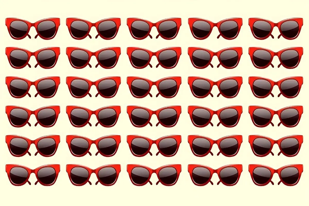 تست-بینایی-یافتن-عینک-دودی-متفاوت