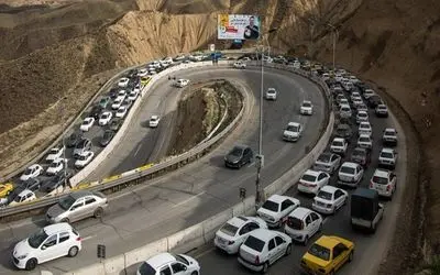 اعمال محدودیت‌های ترافیکی در جاده چالوس و آزادراه تهران-شمال