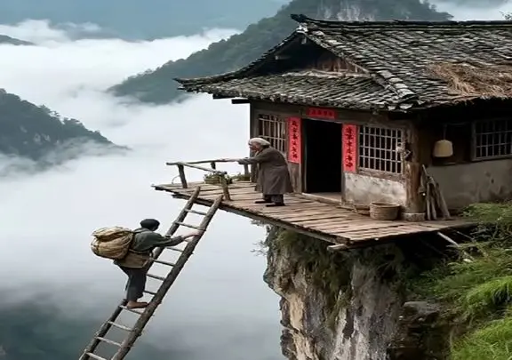 معماری خلاقانه؛ با نردبون میرن خونه صعب العبور