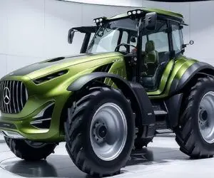 ماشین لوکس؛ بزرگترین مرسدس جهان چه چرخ هیولایی و با چرم تمساح ساخته شده