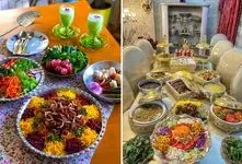 دیزاین میز شام به سبک پذیرایی خانومای با کلاس؛ سفره آرایی که خونه ی ثروتمندان میبینید