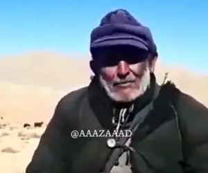 آواز اصیل؛ پیرمرده گله دار تو بیابون بی آب و علف خوند صداش جگرسوزه ولی محشرا