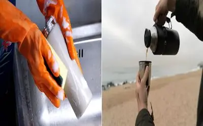 چطوری فلاسک رو مثل روز اول تمیز و خوشبو نگه داریم؟/ روش های تمیزی حسابی حرفه‌ ای