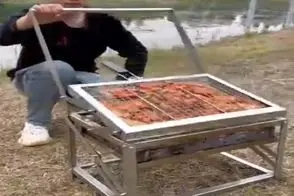 معماری خلاقانه؛ هر ایرانی جوج زن یه دونه از این کباب پزا لازم داره مکانیزمش خیلی توپه