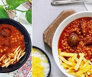 خورش قیمه رو اینجوری بپز مزه قیمه نذری میده/دستورپخت همراه با فوت و فن جا افتادن