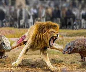 مستند حیات وحش؛ اژدهای کومودو؛ شیر