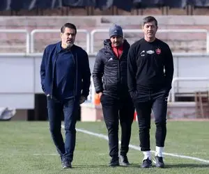 تمرین تاکتیکی پرسپولیسی‌ها زیر نظر کریم باقری